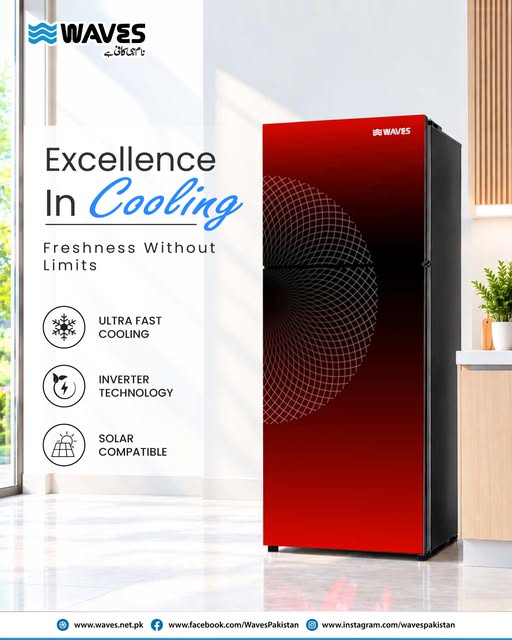 WAVES inverter refrigerator. Excellence in cooling.